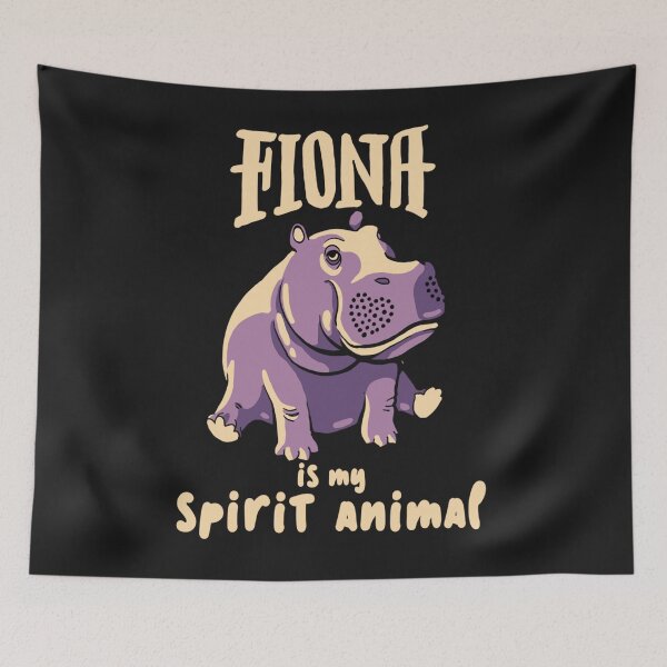 Item preview, Fiona The Hippo Spirit Animal Team Fiona Baby Hippo designed and sold by Realmuto.