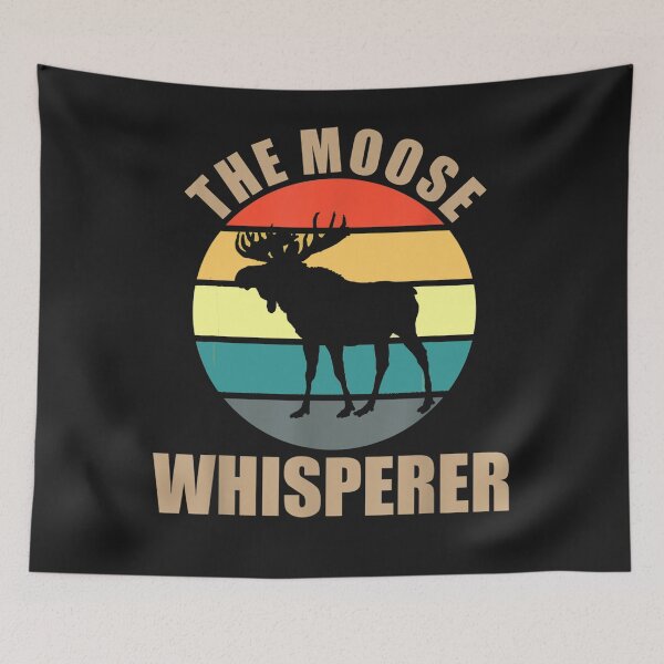 Item preview, Funny The Moose Whisperer Vintage Retro Gift designed and sold by Realmuto.