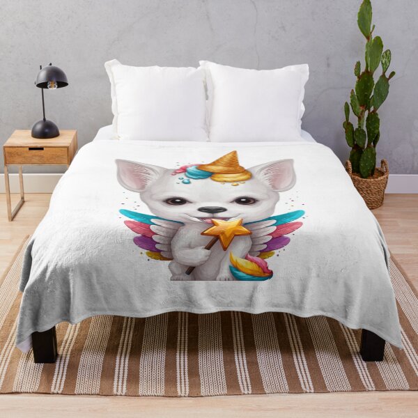 Item preview, White Smooth Coat Chihuahua Ice Cream Unicorn designed and sold by anmlz.