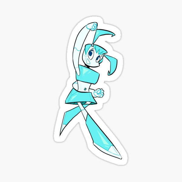 MLAATR - XJ-9 a.k.a. Jenny Smiling Sticker for Sale by mvelas17