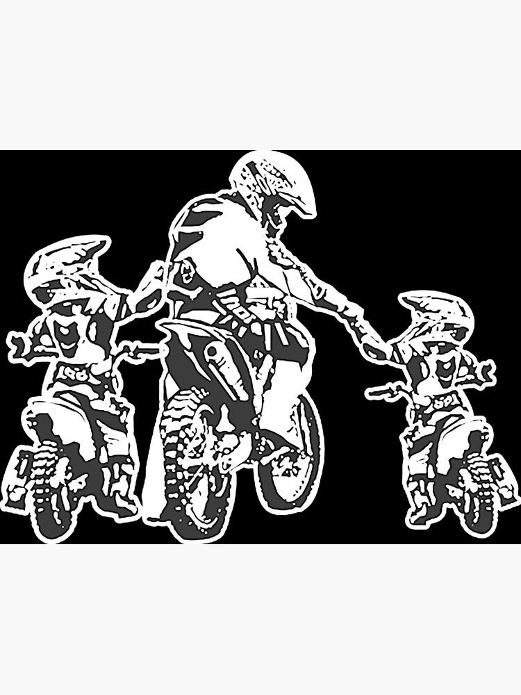 Dirt bike family camper mug. moto cross daddy, mommy and daughter. trials  bike family. mothers day, fathers day, birthday, christmas gift.