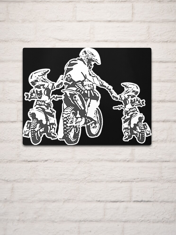 Enfant tel père tel fils cadeau moto cross motocross pere et fils