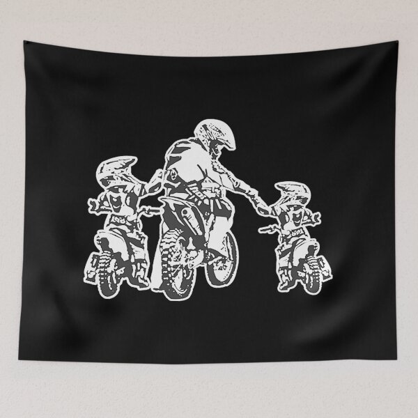 Item preview, Motorcycle Dad Daddy Father's Day Motocross Gift Father And Sons designed and sold by nubaca2311.