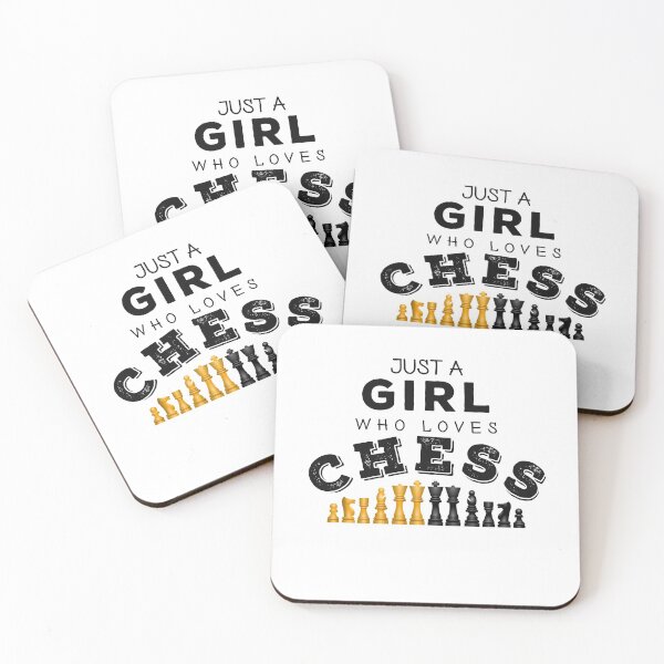 Item preview, Just a girl who loves Chess  designed and sold by Atleta-Cali.