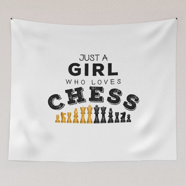 Item preview, Just a girl who loves Chess  designed and sold by Atleta-Cali.