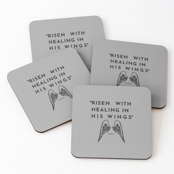 Item preview, Christian quote Christmas risen with healing in his wings designed and sold by pureheartvision.