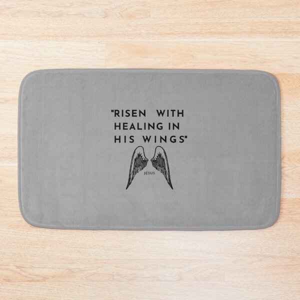 Item preview, Christian quote Christmas risen with healing in his wings designed and sold by pureheartvision.
