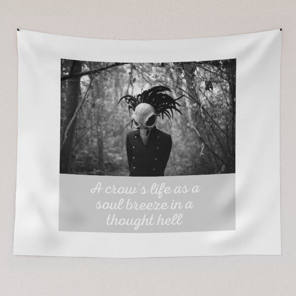 Item preview, A crow's life as a soul breeze in a thought hell designed and sold by Medboy.