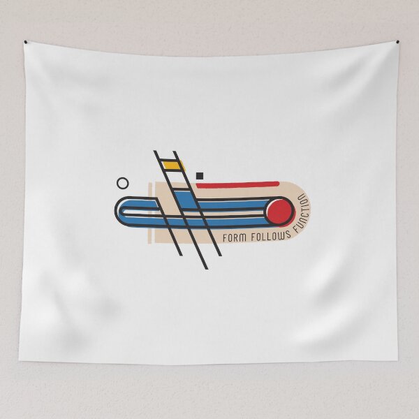 Item preview, Bauhaus Style Art Aesthetic Form Follows Function  designed and sold by SW Longwave.