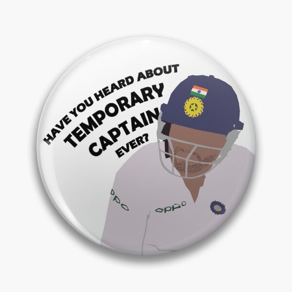 Item preview, rishabh pant - temporary captain designed and sold by avtarnikart.