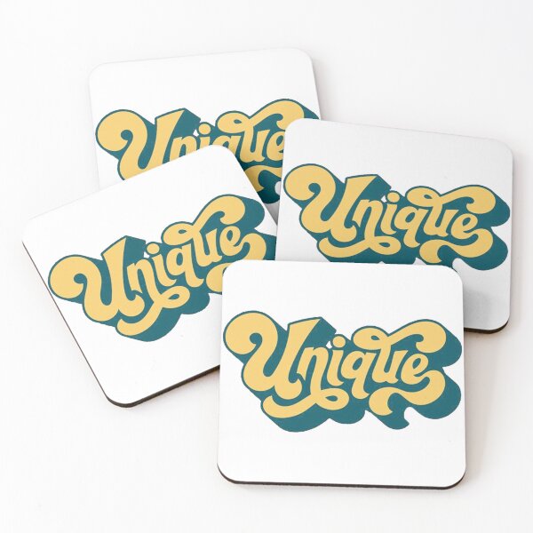 Item preview, Vintage "Unique" Typography designed and sold by Zetsmo.