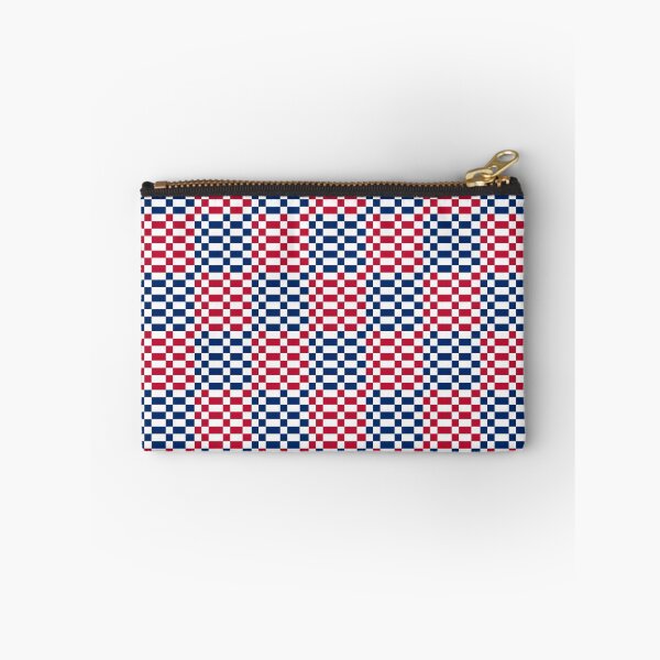 Item preview, 4th of July Independence Day Patriotic American Flag Pixel Red White and Blue Designs Camouflage Repeating Retro Vintage Diagonal Patterns designed and sold by TeachUrb.