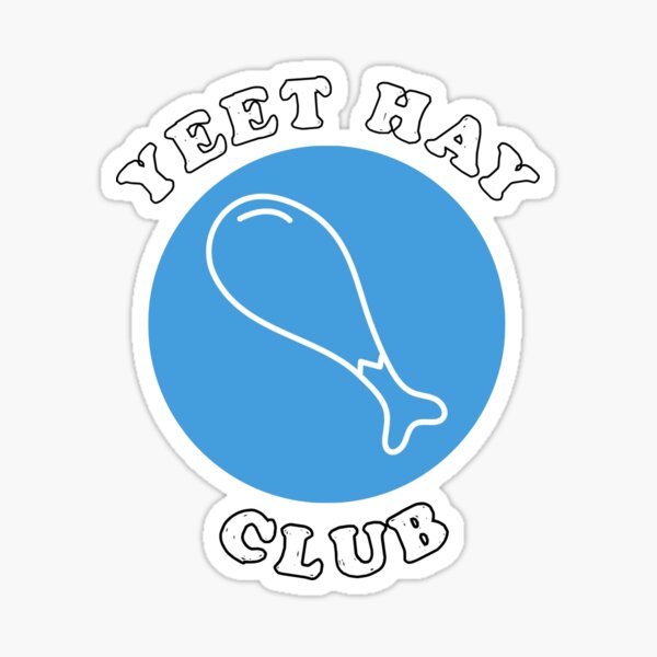 Aperçu de l'œuvre Yeet Hay Club Funny Asian Joke - Version couleur noire créée et vendue par yumiso.