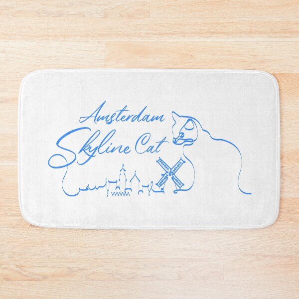 Item preview, Amsterdam Skyline Cat Original 2 designed and sold by ARTTY SHOP.