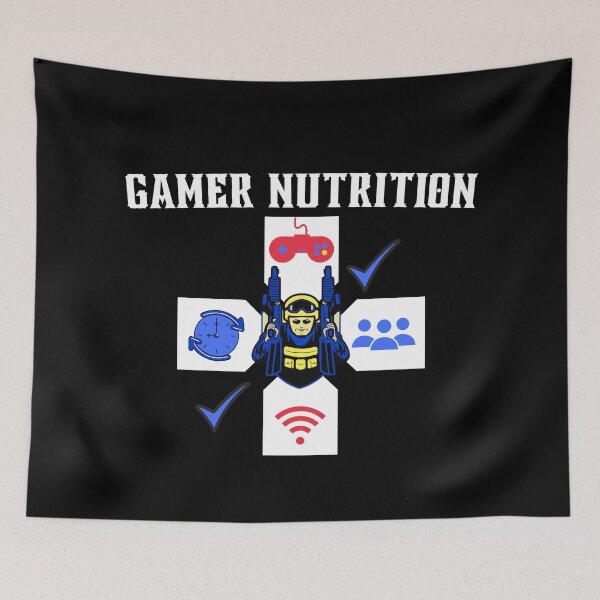 Item preview, Gamer nutrition facts designed and sold by The Full Cart.