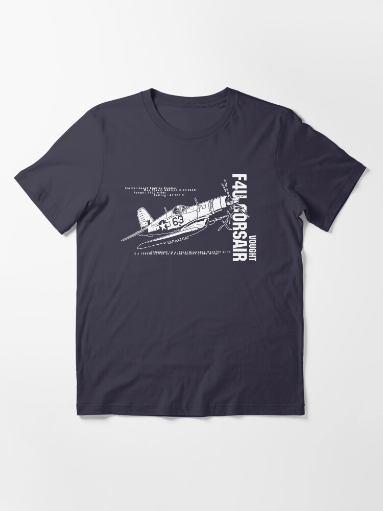 Alternate view of F4U Corsair Fighter Bomber Essential T-Shirt