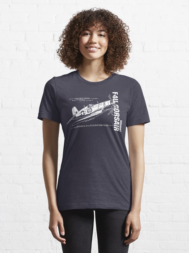 Alternate view of F4U Corsair Fighter Bomber Essential T-Shirt