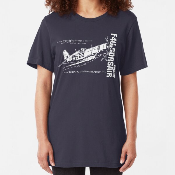 F4U Corsair Fighter Bomber Slim Fit T-Shirt