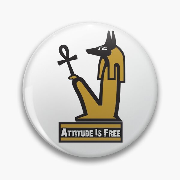 Item preview, Attitude Is Free Anubis Pharaohs Trend designed and sold by Onion club .