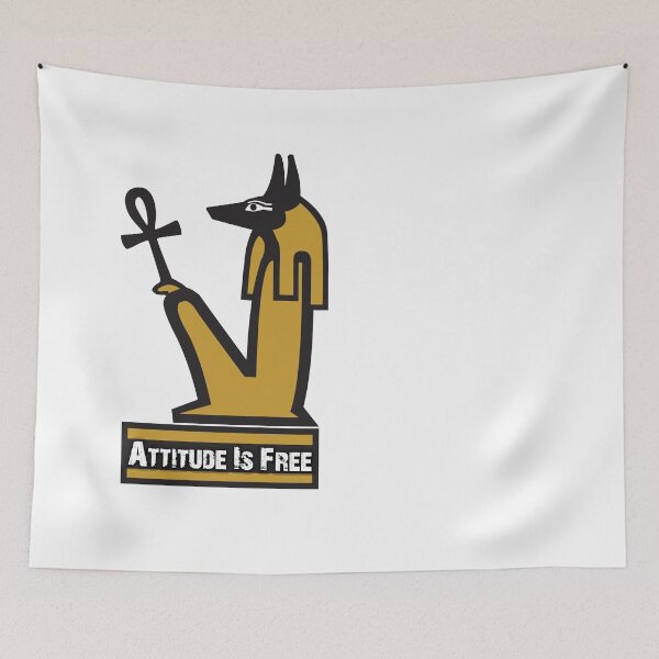 Item preview, Attitude Is Free Anubis Pharaohs Trend designed and sold by Onion club .