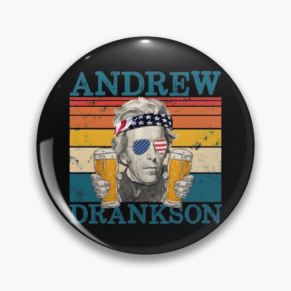Artikelvorschau, Andrew Drankson Retro Drinking President Andrew Jackson Gear entworfen und verkauft von DynamicDesign.