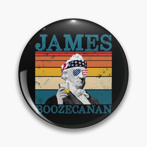 Artikelvorschau, James Boozecanan Patriotic Retro Drinking President Buchanan Gear entworfen und verkauft von DynamicDesign.