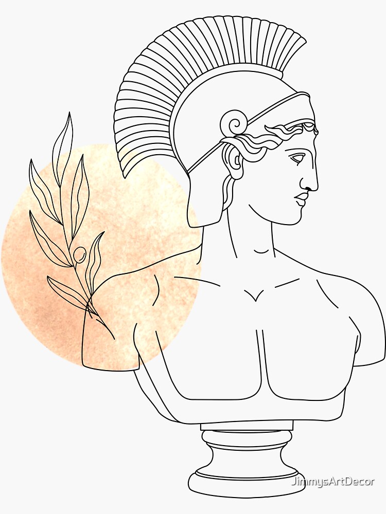Ancient Greek Gods,Dionysus,Greek mythology,t-shirt printable,wall  portrait,wall hangings,wall art Sticker for Sale by JimmysArtDecor