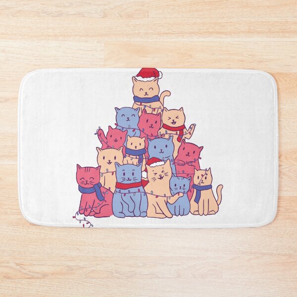 Item preview, Meowy Christmas designed and sold by fancyandslick.