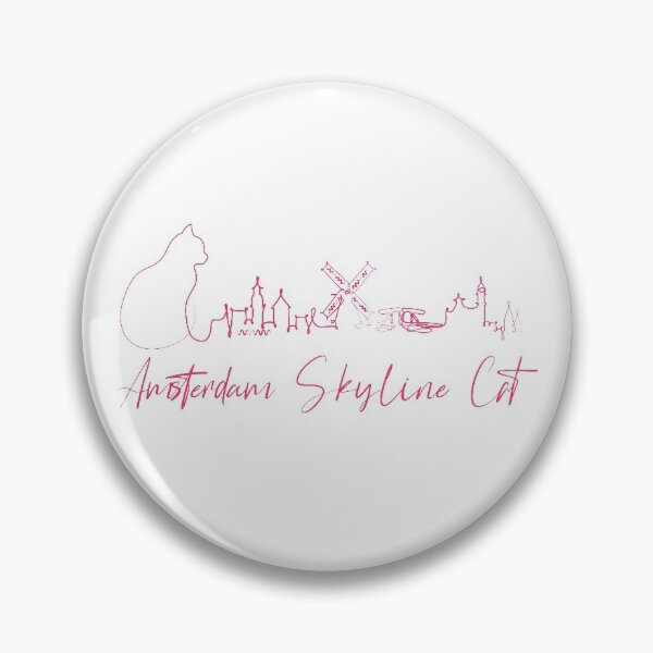 Item preview, Amsterdam Skyline Cat Original designed and sold by ARTTY SHOP.