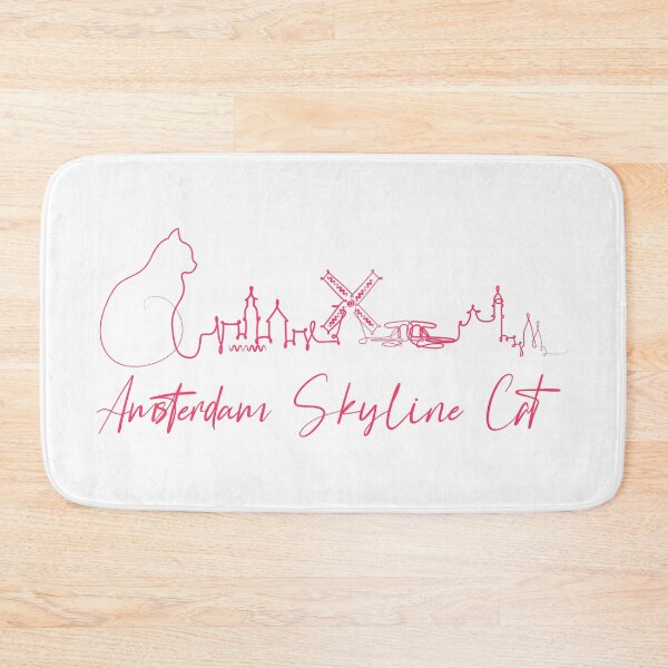 Item preview, Amsterdam Skyline Cat Original designed and sold by ARTTY SHOP.