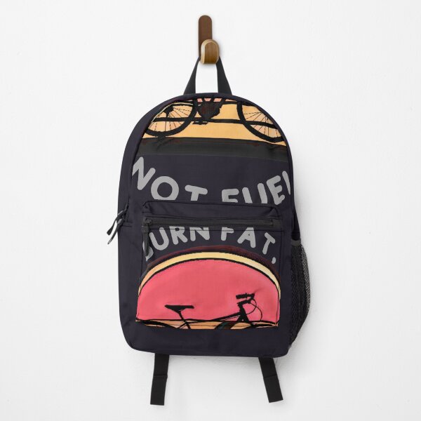 Item preview, Burn Fat, Not Fuel (bike retro sunset) designed and sold by HamiltonmagicTs.