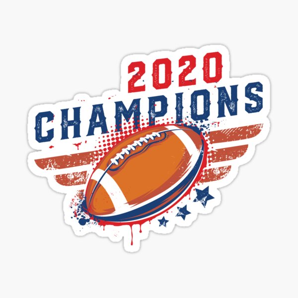 Buffalo Bills 2020 AFC East Champions Vinyl Sticker 3.3x3.8 |