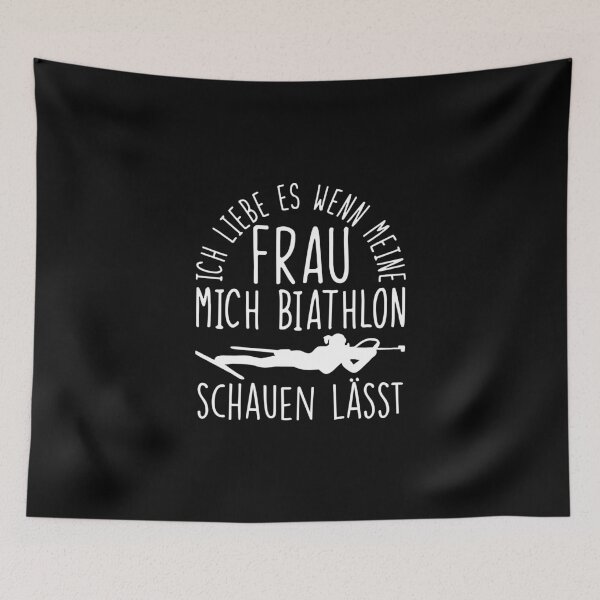 Item preview, Biathlon look gift for men winter sports designed and sold by Nessshirts.