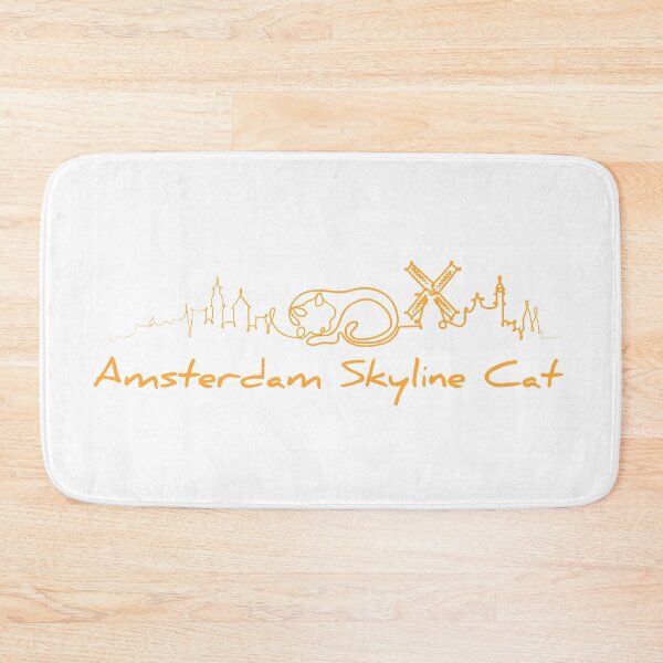 Item preview, Amsterdam Skyline Cat Original 3 designed and sold by ARTTY SHOP.