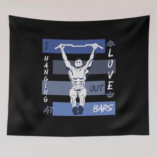 Item preview, Calisthenics I Love Hanging Out At Bars Funny Gym designed and sold by OmmeDesigns.