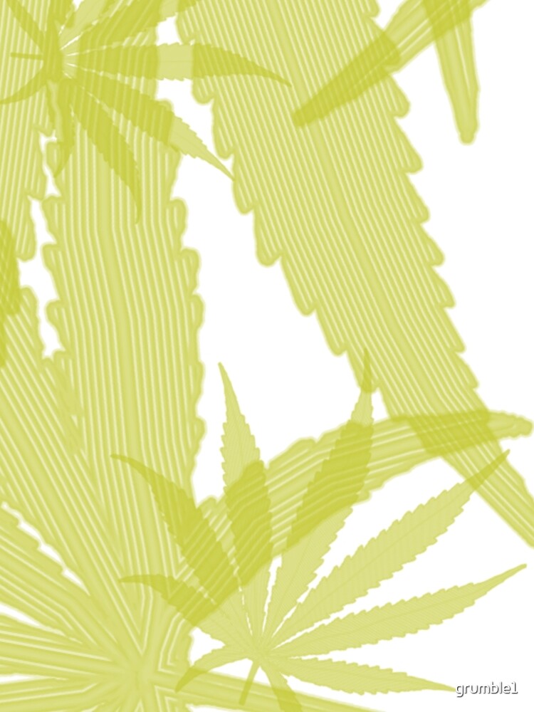 Thumbnail 5 of 5, Graphic T-Shirt, ribbon cannabis pattern designed and sold by grumble1.