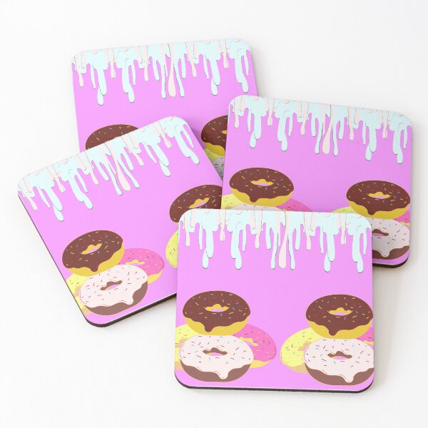 Item preview, Drippy doughnuts, designed and sold by AJSkinnerPrints.