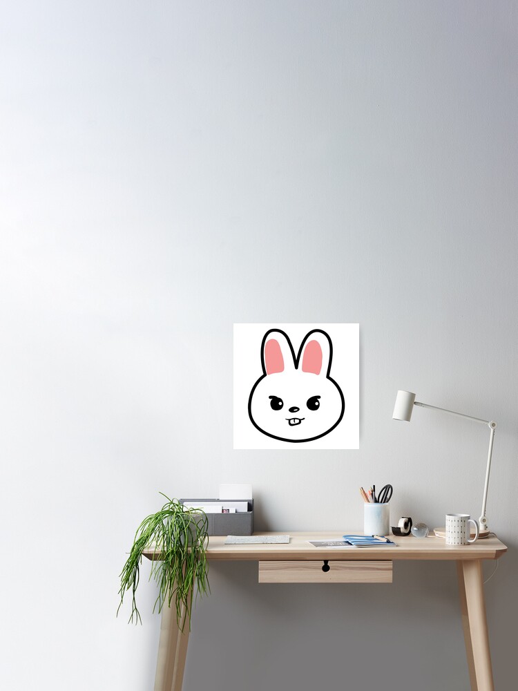 Skzoo Rabbit Minho Poster By Orimei Redbubble