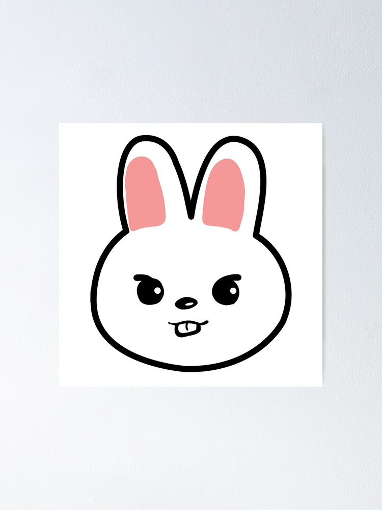 Skzoo Rabbit Minho Poster By Orimei Redbubble