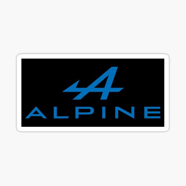 Alpine Car design Sticker