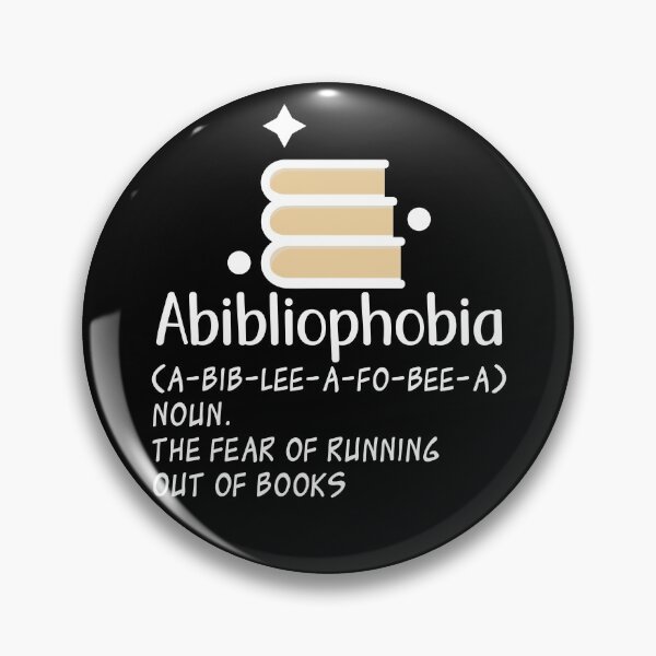 Item preview, Abibliophobia Book Lover Gift Reading Bookworm Gift Bibliophile designed and sold by Akmloza.
