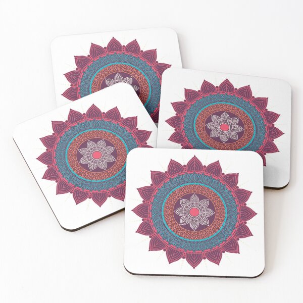 Item preview, Flor azul, circular vintage designed and sold by Bashar-Design.