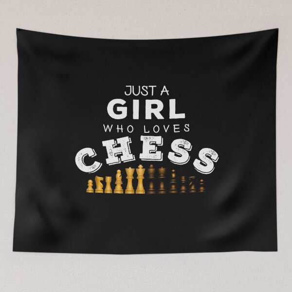 Item preview, Just a girl who loves Chess  designed and sold by Atleta-Cali.