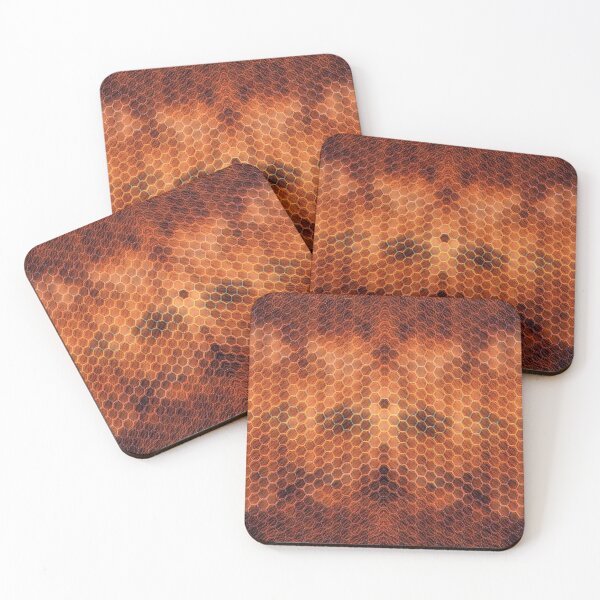 Item preview, Reptilian Fox Mosaic Alien Skin designed and sold by weirdAffect.