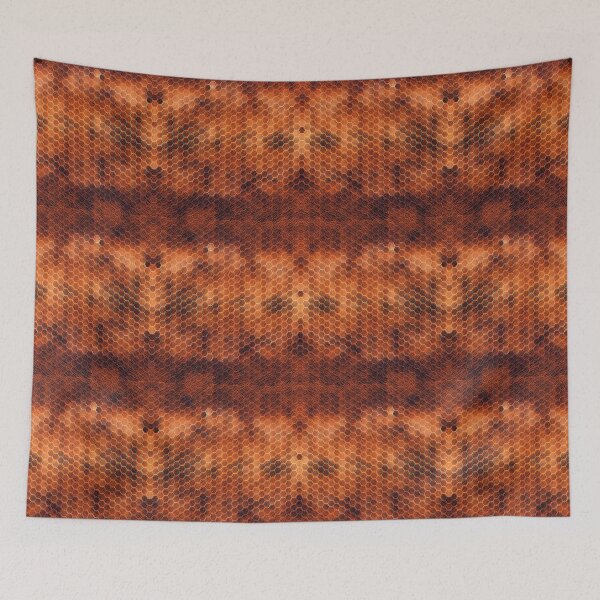 Item preview, Reptilian Fox Mosaic Alien Skin designed and sold by weirdAffect.