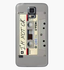 im not ok casette vertical Case/Skin for Samsung Galaxy