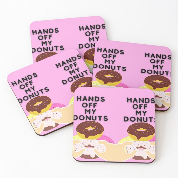 Item preview, Hands off my doughnuts, designed and sold by AJSkinnerPrints.