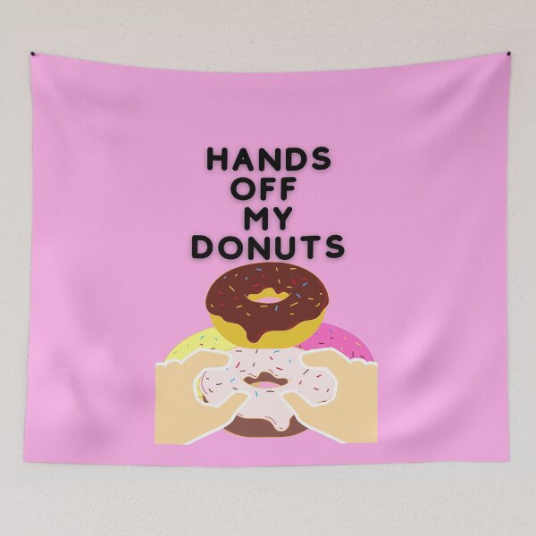 Item preview, Hands off my doughnuts, designed and sold by AJSkinnerPrints.