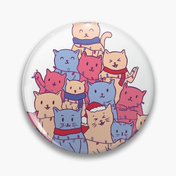 Item preview, Meowy Christmas designed and sold by fancyandslick.