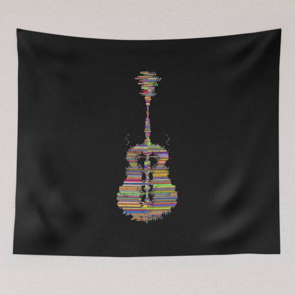 Item preview, Psychedelic Colored Abstract Guitar 2,0 designed and sold by BritzShop.